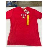 Red Americana Tee with 