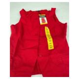 Express Red Linen Blend Top, Size M