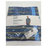 Gap Striped Pique Polo Shirt, Size L