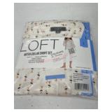 LOFT Notch Collar Short Set, Size L