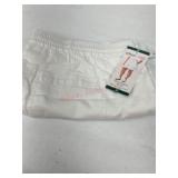 White Drawstring Shorts, Size 3X