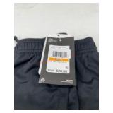 Black Athletic Shorts With Elastic Waistband