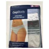 GapBody Organic Cotton Bikini, Size Small, Set of