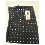 Black Polka Dot Slip Skirt, Size X-Large