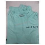 Salt Life Medium Aquatic Blue Shirt