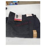Hunter McGrady Edited Cuffed Wide Leg Jeans, Size