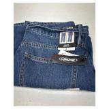 Wide-Leg Denim Jeans, Size 4