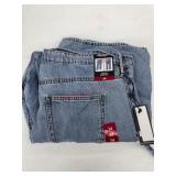 Buffalo Wide Leg Belted Jeans, Size 14