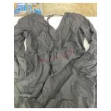 Black Long-Sleeve Tie-Back Maxi Dress, Size L (12-