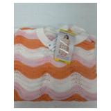 Medium Crochet Top with Wave Pattern