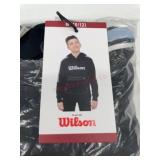Black Wilson Knit Taping Hoodie, Size M (10/12)