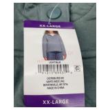 Light Blue Hooded Pullover, XX-Large