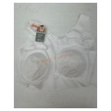 White Cool Comfort 3XL Bra with Foam Cups