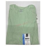 Short-Sleeve Crewneck T-Shirt in Light Green