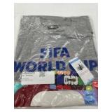 Gray FIFA World Cup T-Shirt, Size Large