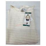 Cream Crochet Tank Top, Size 3X