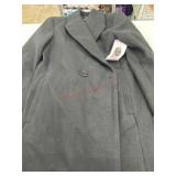 Black DKNY Fashion Coat, Size Small