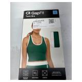 Green GapFit Tank Bra, Size L