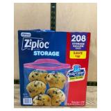 Ziploc Storage Gallon Bags, 208 Count