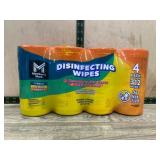 Four-Pack Disinfecting Wipes, 312 Total Wipes