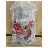 132 Clear Plastic Cups, 16 oz