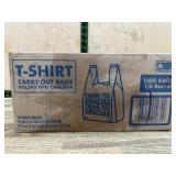 T-Shirt Carry-Out Bags, 1000-Count