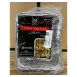 Pack of 30 Half-Size Aluminum Steam Table Pans