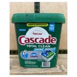 Cascade Total Clean Dishwasher Detergent, 103 Tabs