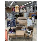 Household and Kitchen Items Shelf Lot