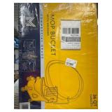 Yellow Mop Bucket with Wringer, 36 QT Capacity