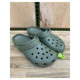 Green Crocs Shoes, Men's Size 12