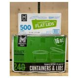 Plastic Containers and Lids Assortment