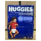 Huggies Overnites Diapers, Size 4, Pack of 58