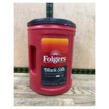 Folgers Black Silk Coffee Container
