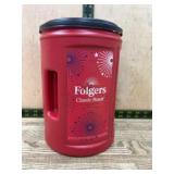 Folgers Classic Roast Coffee Container