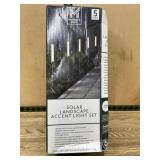 Solar Landscape Accent Light Set, 5-Pack