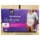 Women's Protective Underwear, Size M, open box
