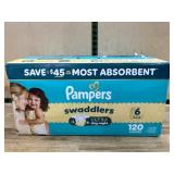 Pampers Swaddlers Diapers Size 6