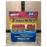 Berry Flavor 5-hour Energy Shots, 24 Count