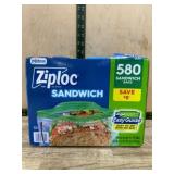 Ziploc Sandwich Bags, 580-Count Box