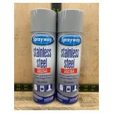 Sprayway Stainless Steel Cleaner Duo