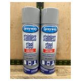 Spray Stainless Steel Cleaner and Polish Set