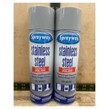 2 Sprayway Stainless Steel Cleaners