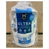 Pack of Ultra Lunch Paper Plates, 300 Count