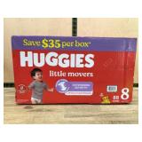 Huggies Little Movers Diapers, Size 8, 88-Count