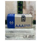 66-Pack AAA Alkaline Batteries, 1.5V