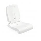 White Plastic Folding Poolside Chair
