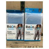 Rain Essentials Ponchos with Built-in Hoods