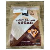 Light Brown Cane Sugar, 7 lb Bag