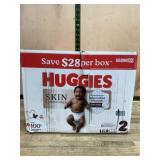 Huggies Skin Essentials Diapers, Size 2, 168 Count